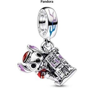 Paris Stitch Hollwood Tower of Terror Charm, Charm For Pandora Bracelet